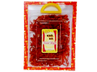 Khô bò sợi 200g băng keo đỏ